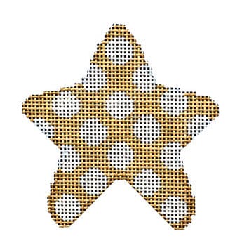 Gold Coin Dot Mini Star Painted Canvas Associated Talents 