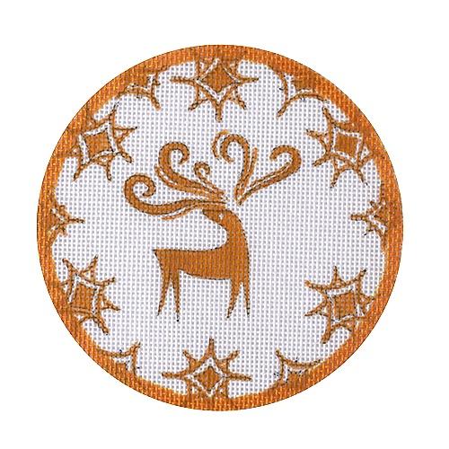 Gold Deer Painted Canvas Love You More  - 1