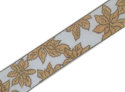 Gold Poinsettia Gusset Painted Canvas Whimsy & Grace - 1