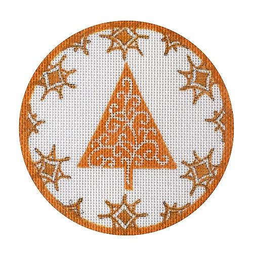 Gold Tree Painted Canvas Love You More 
