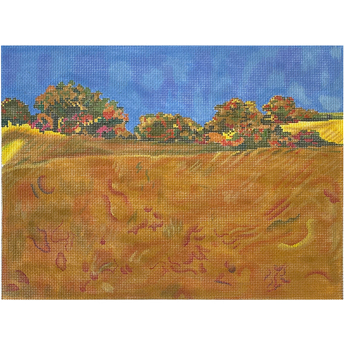 Golden Prairie Painted Canvas Patti Mann  - 1