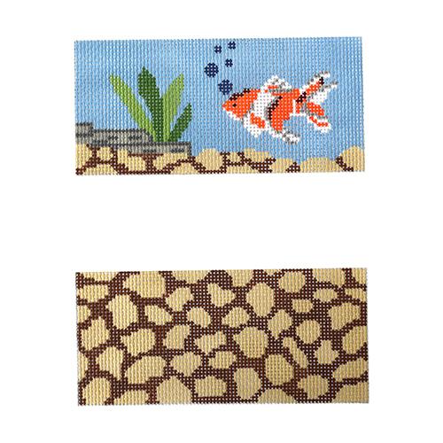Goldfish Eyeglass Case Painted Canvas J. Child Designs  - 1