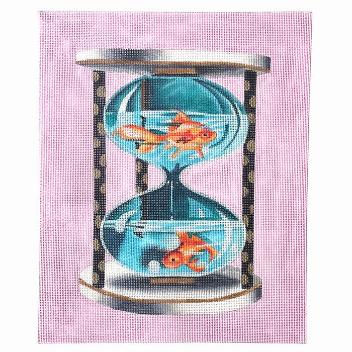 Goldfish in Water Timer Painted Canvas Colors of Praise 
