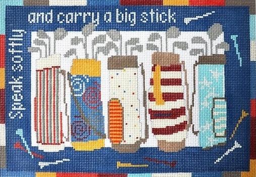 Golf Bags Painted Canvas Pippin  - 1