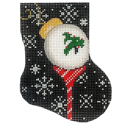 Golf Ball Mini Sock Painted Canvas Associated Talents 