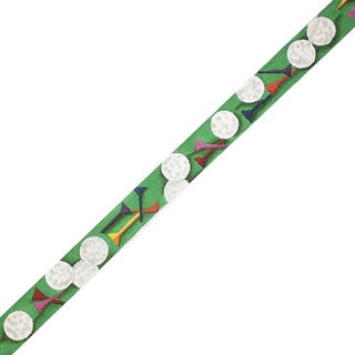 Golf Balls and Tees Belt   Green Painted Canvas The Meredith Collection 
