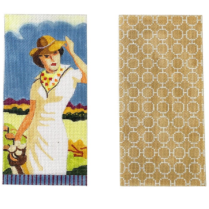 Golf Lady Painted Canvas Colors of Praise  - 1
