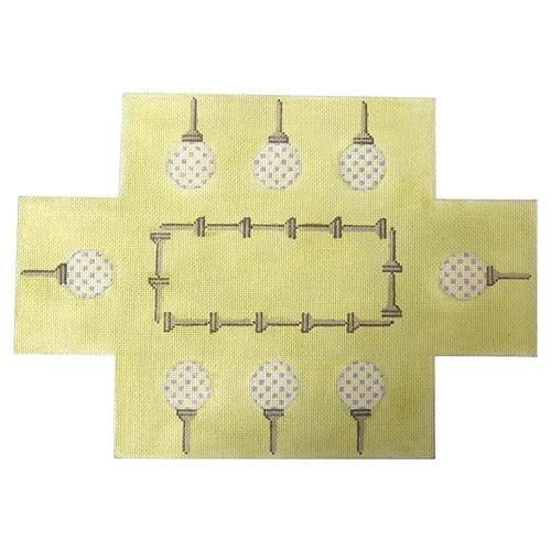 Golf Tees Brick Cover Painted Canvas J. Child Designs 
