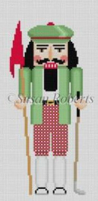Golfer Painted Canvas Susan Roberts Needlepoint Designs, Inc. 
