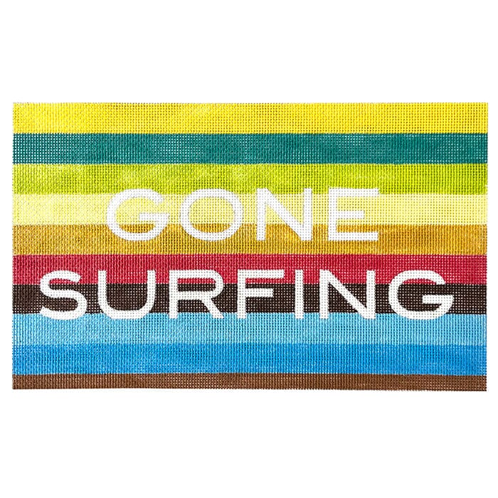 Gone Surfing Painted Canvas Colors of Praise  - 1