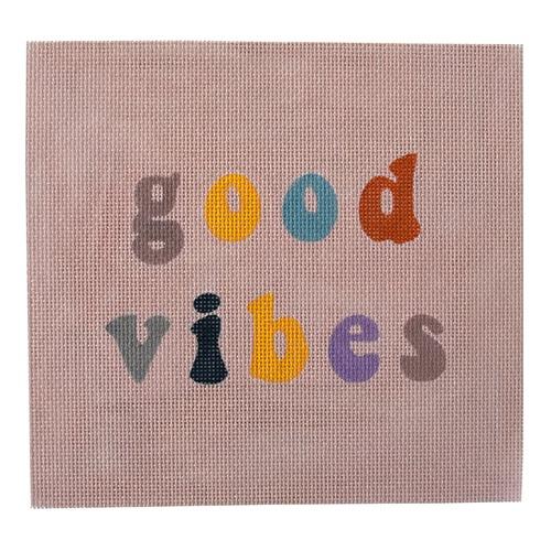 Good Vibes Painted Canvas Eva Howard  - 1