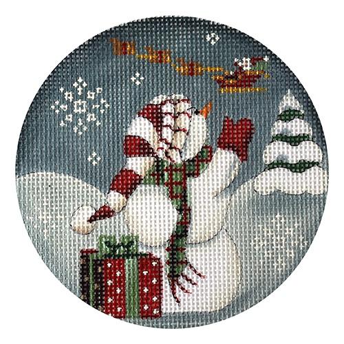 Goodnight Santa Painted Canvas Rebecca Wood Designs 
