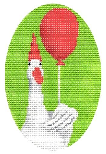 Goose with Balloon Painted Canvas Scott Church Creative 