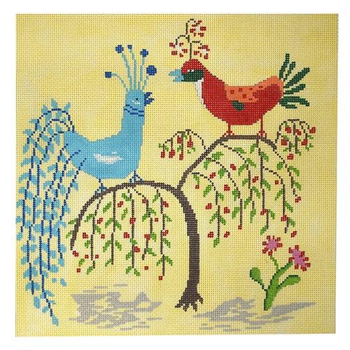 Gossip Painted Canvas Birds of a Feather  - 1