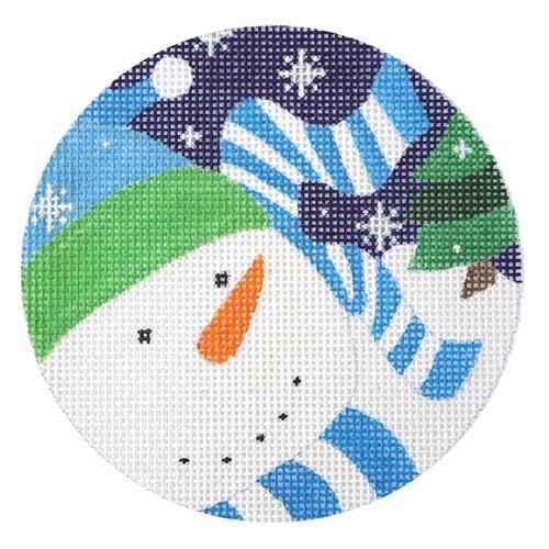 GR Stripes Ornament Painted Canvas Pepperberry Designs  - 1