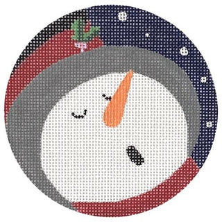 GR Top Hat Ornament Painted Canvas Pepperberry Designs 
