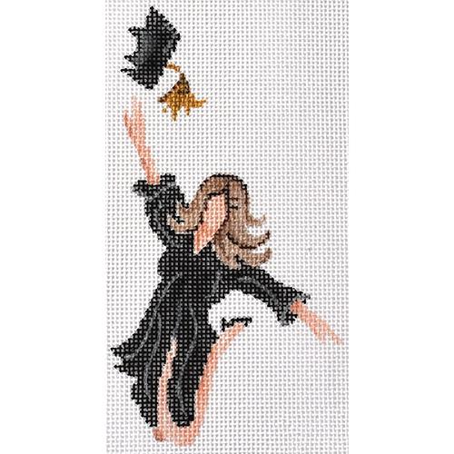 Graduation Girl Painted Canvas Patti Mann 
