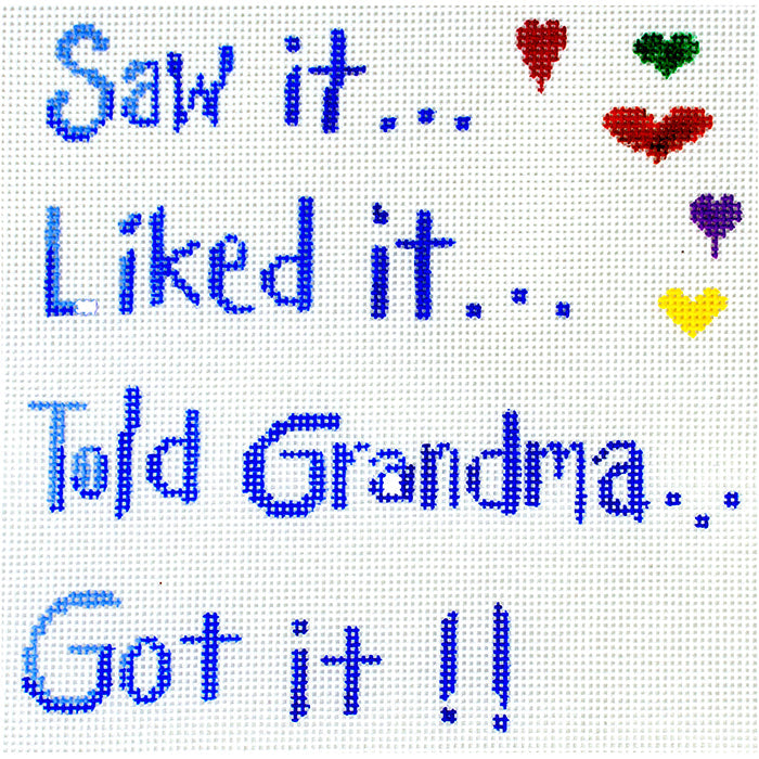 Grandma Bought It Painted Canvas Patti Mann  - 1