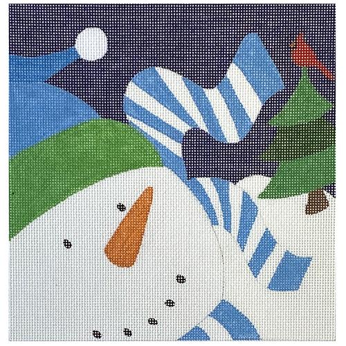 Graphic Stripes Hat Painted Canvas Pepperberry Designs  - 1