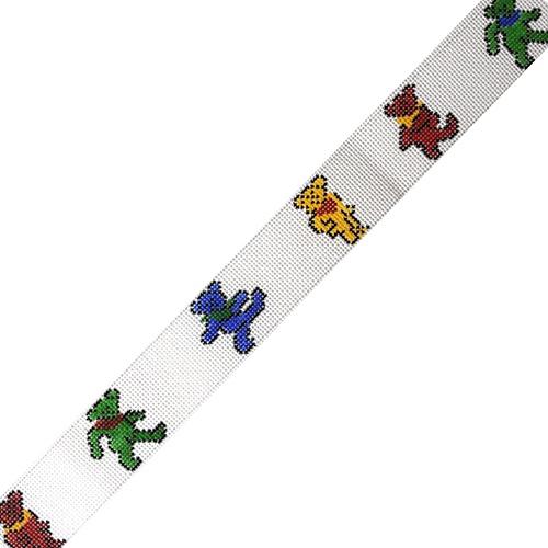 Grateful Dead Belt (Bears Only) Painted Canvas The Meredith Collection  - 1