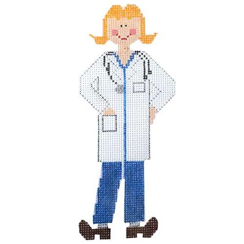 Gray's Anatomy Girl Painted Canvas The Princess & Me  - 1