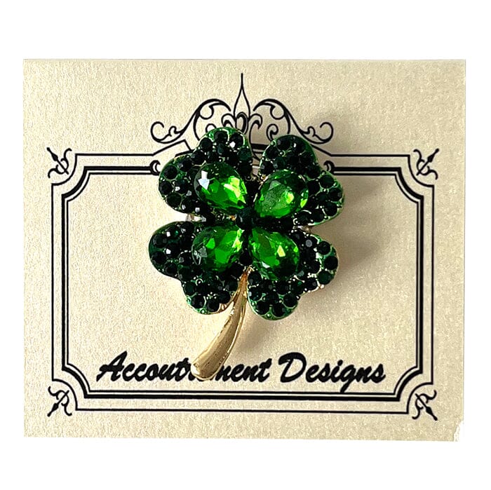 Green Clover 4-Leaf Jewels Needleminder Accessories Accoutrement Designs 