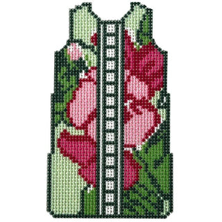 Green Shift Printed Canvas Needlepoint To Go 
