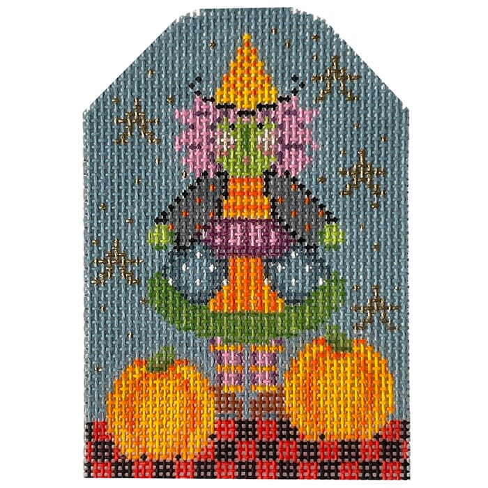 Griselda Bitchy Witchy Painted Canvas NeedleDeeva  - 1