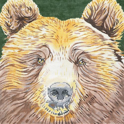 Grizzly Bear Painted Canvas The Meredith Collection  - 1