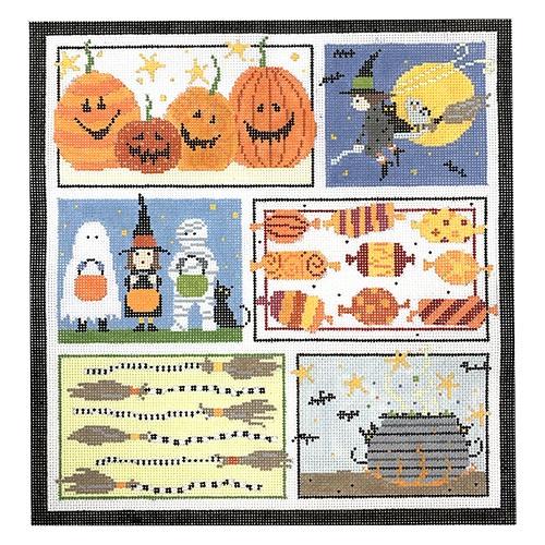 Halloween Painted Canvas Pippin  - 1