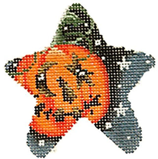Halloween Pumpkin Star Painted Canvas Associated Talents 
