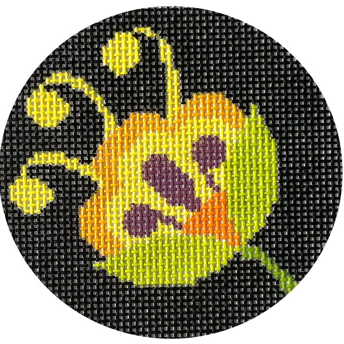 Halloween Whirlygig H Painted Canvas NeedleDeeva 