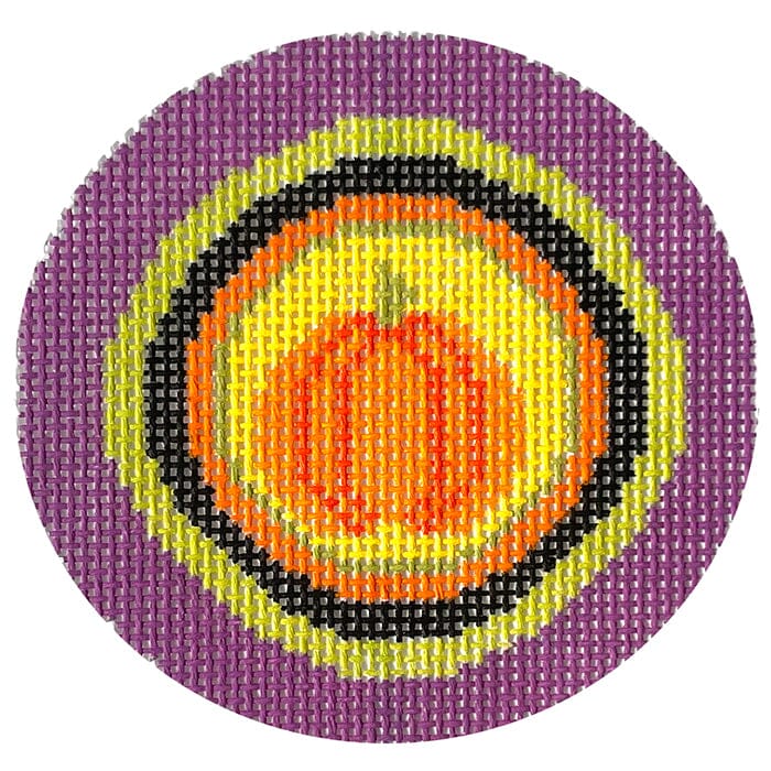 Halloween Whirlygig L Painted Canvas NeedleDeeva  - 1