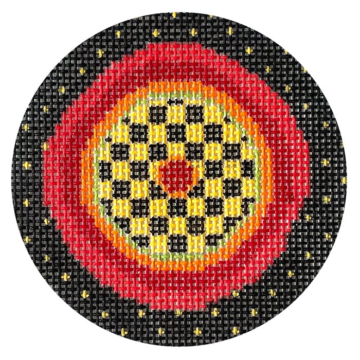 Halloween Whirlygig N Painted Canvas NeedleDeeva  - 1