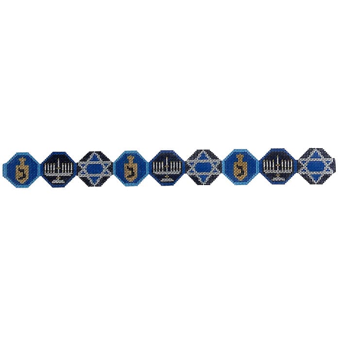 Hanukkah Strip Painted Canvas CBK Needlepoint Collections 