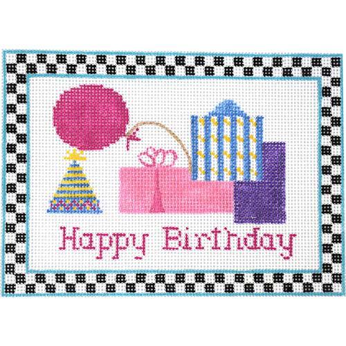 Happy Birthday Painted Canvas The Princess & Me  - 1