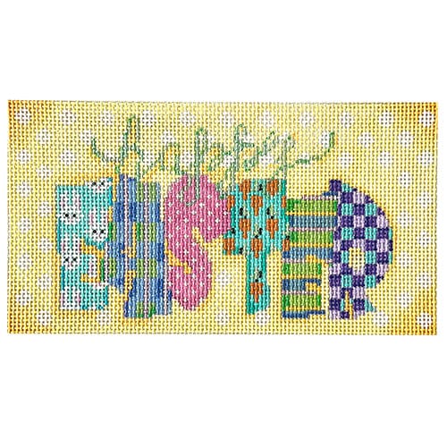 Happy Easter Painted Canvas Associated Talents 
