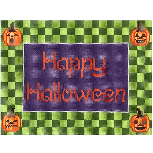 Happy Halloween Painted Canvas Pippin  - 1