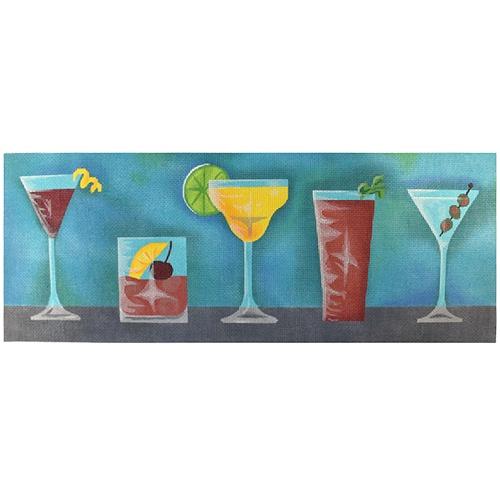 Happy Hour (ME) Painted Canvas Madeleine Elizabeth  - 1