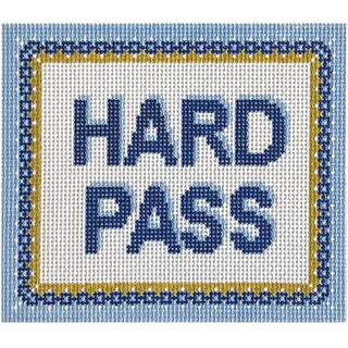 Hard Pass Painted Canvas Love MHB Studio 
