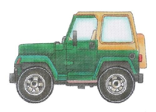 Hard Top Jeep Painted Canvas Painted Pony Designs  - 1