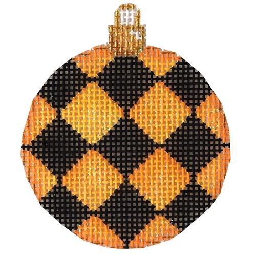 Harlequin Mini Ball Gold and Black Painted Canvas Associated Talents 
