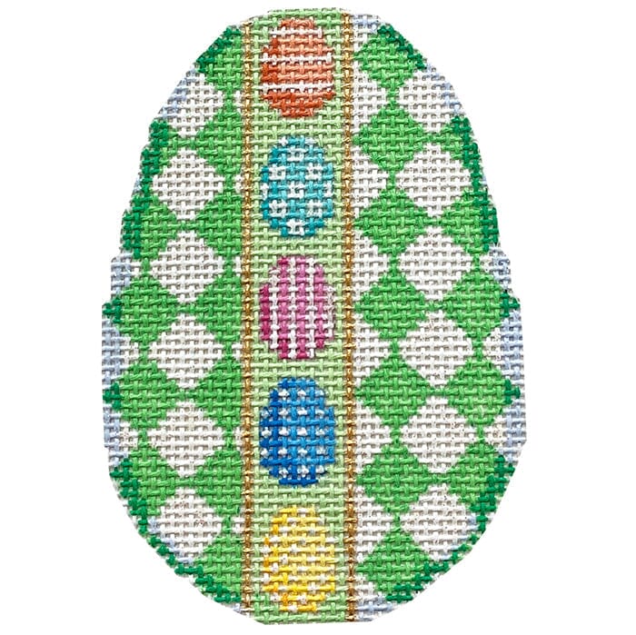 Harlequin/Patterned Eggs Egg Painted Canvas Associated Talents 