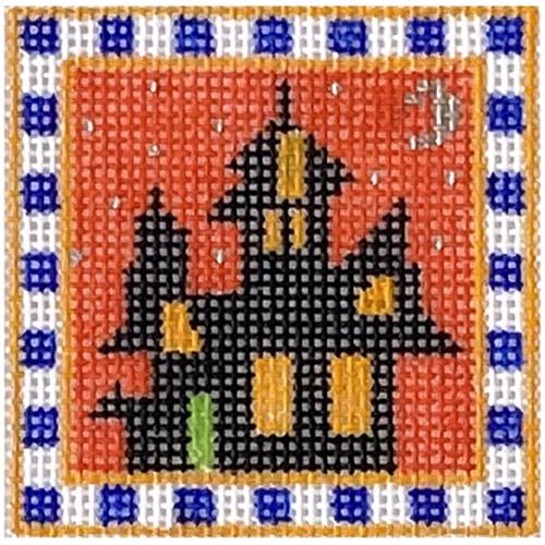 Haunted House #2 with Stitch Guide Painted Canvas The Princess & Me  - 1