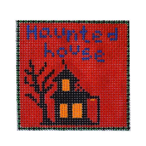 Haunted House Painted Canvas Birds of a Feather 