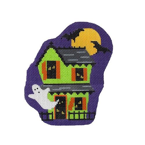 Haunted House Painted Canvas Pepperberry Designs  - 1