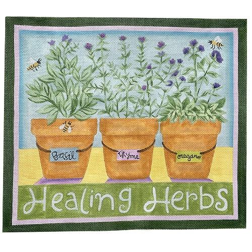 Healing Herbs Painted Canvas Love You More  - 1