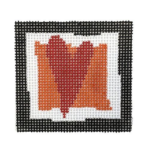 Heart Coral Painted Canvas Pippin  - 1