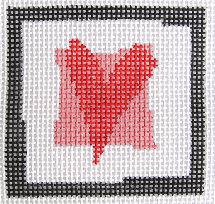 Heart (pink) Painted Canvas Pippin  - 1