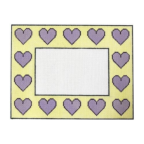Hearts Frame Painted Canvas J. Child Designs 